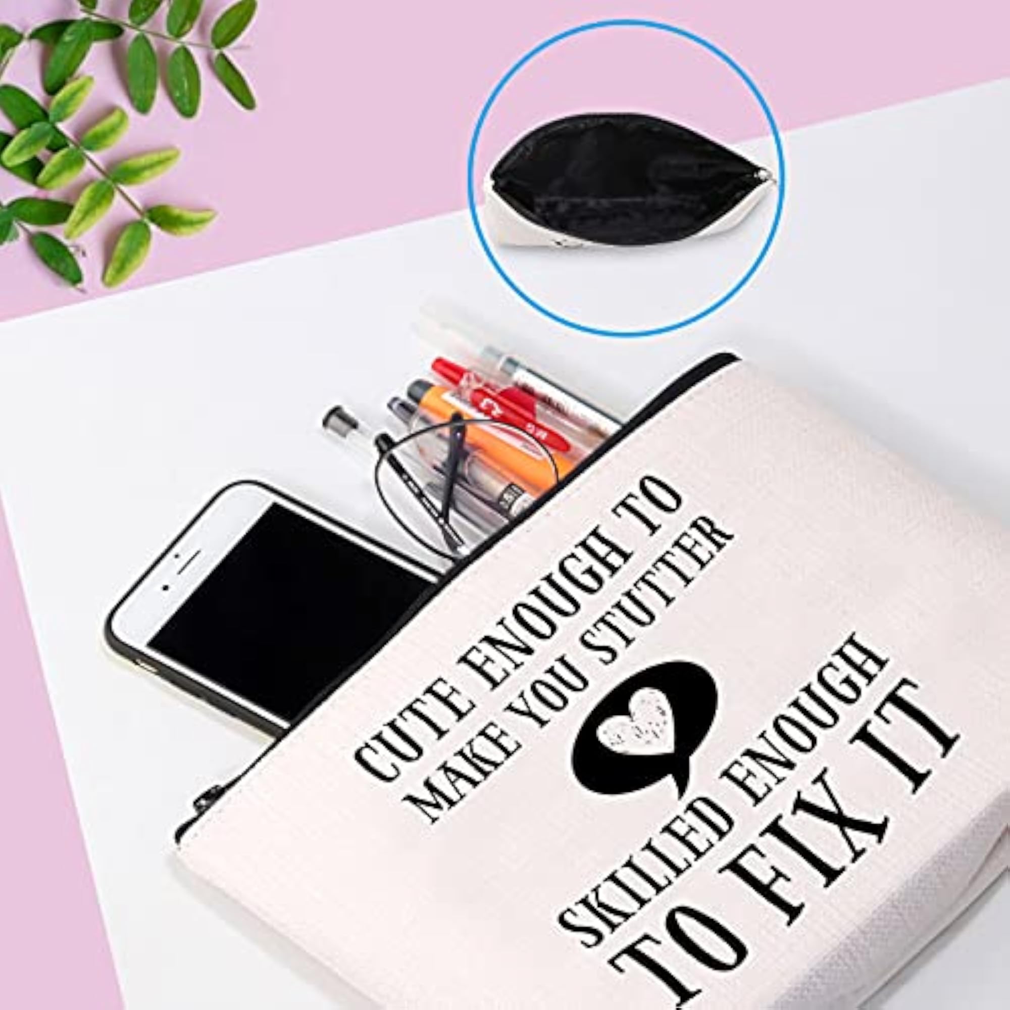 Speech Therapist Zipper Pouch for SLP Gifts
